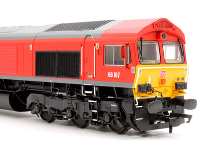 Class 66 DB Red 66167 Diesel Locomotive - DCC Sound