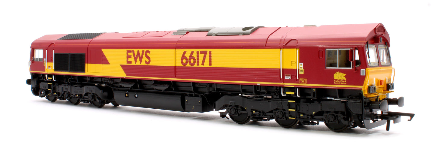 Pre-Owned Class 66 EWS Maroon 66171 Diesel Locomotive