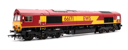 Class 66 EWS Maroon 66171 Diesel Locomotive