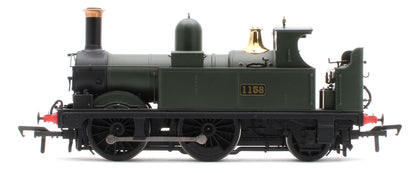 4S-517-003D GWR 517 Class 0-4-2 1158 G.W. Green Steam Locomotive - DCC Fitted
