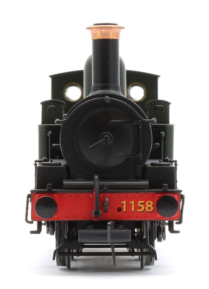 4S-517-003S GWR 517 Class 0-4-2 1158 G.W. Green Steam Locomotive - DCC Sound