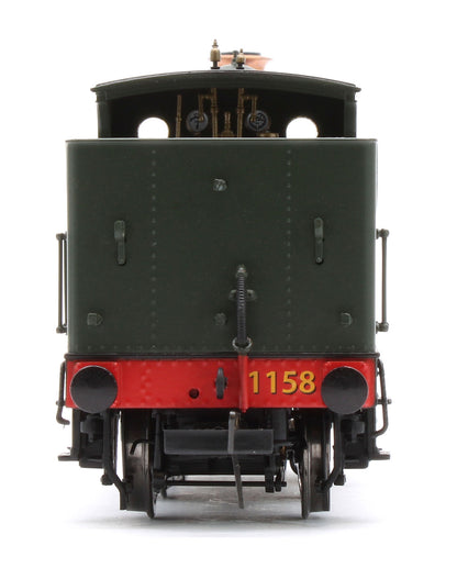 4S-517-003S GWR 517 Class 0-4-2 1158 G.W. Green Steam Locomotive - DCC Sound