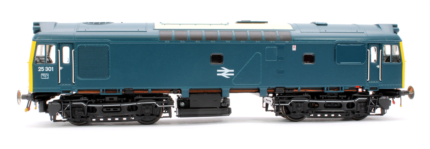 Class 25 BR Rail Blue 25301 (domino headcodes) Diesel Locomotive