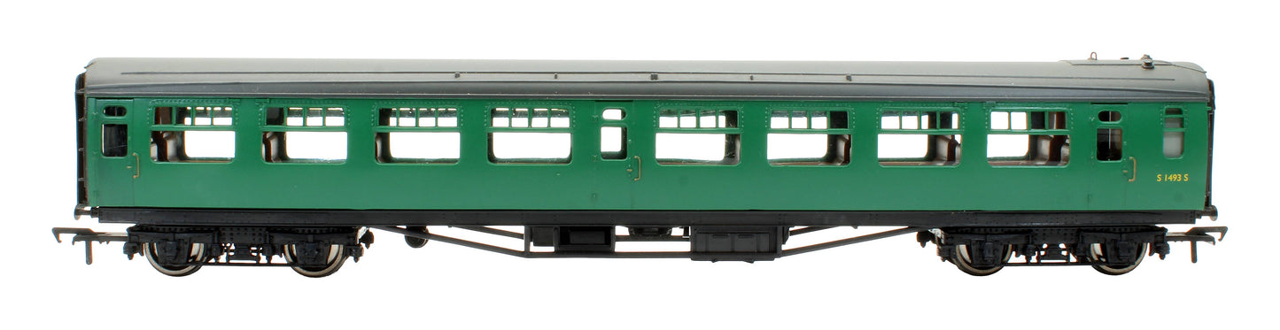 Pre-Owned 34-575A BR Malachite Green 63' Bulleid Open 2nd Coach 'S1493S'