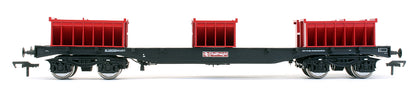 Pre-Owned Set Of 3 Railfreight BLA Bogie Steel Wagons - Rails Exclusive Edition