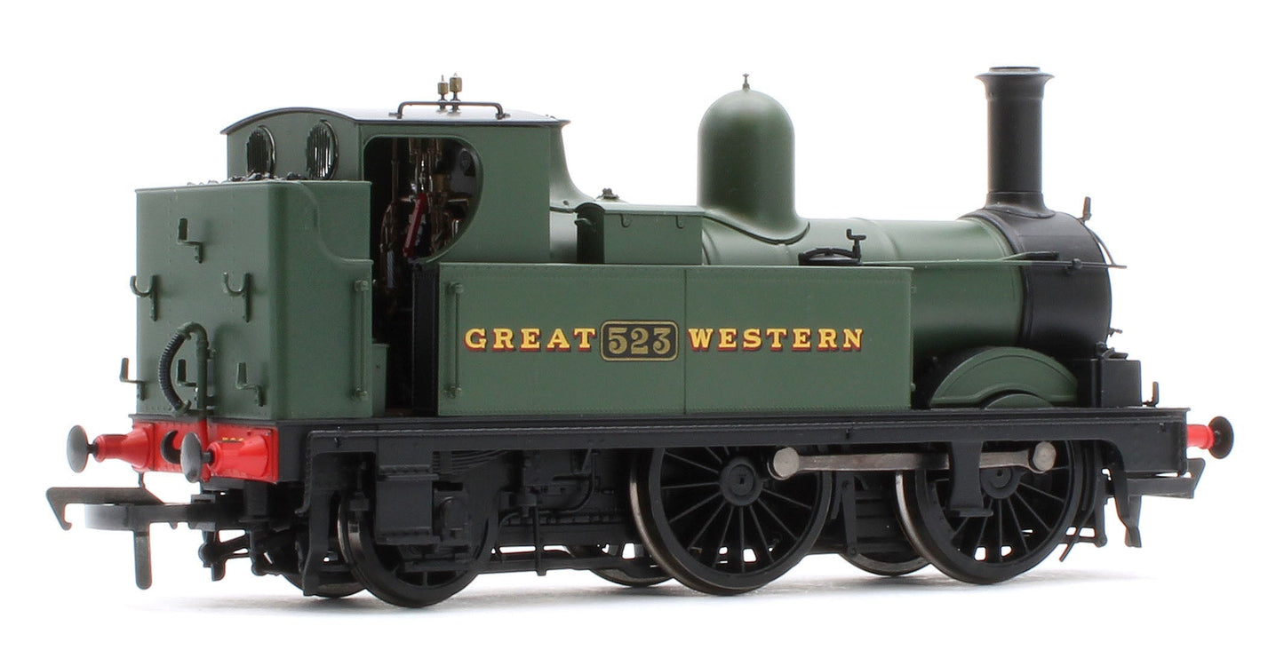 Pre-Owned 4S-517-004 GWR 517 Class 0-4-2 523 G.W. Green 'Great Western' Steam Locomotive DCC Fitted