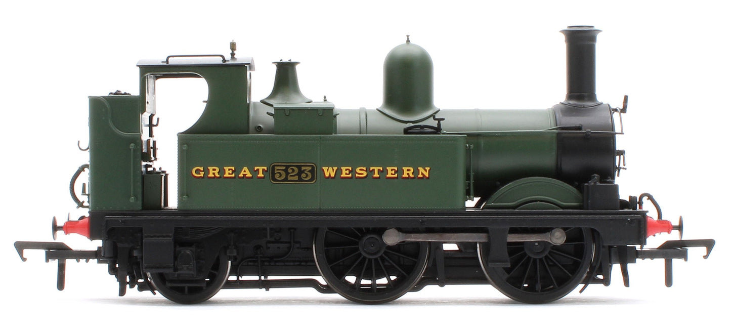 Pre-Owned 4S-517-004 GWR 517 Class 0-4-2 523 G.W. Green 'Great Western' Steam Locomotive DCC Fitted