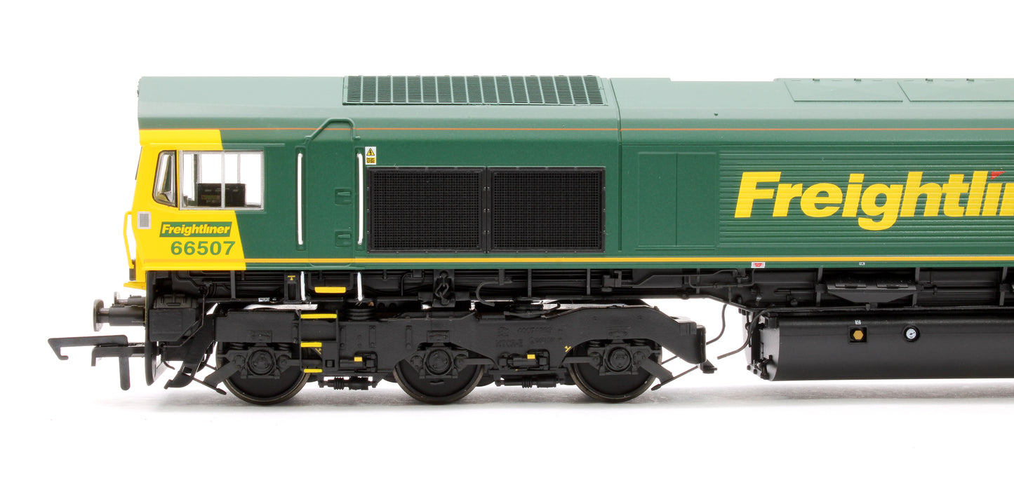 Pre-Owned Class 66 Freightliner Green/Yellow 66507 Diesel Locomotive