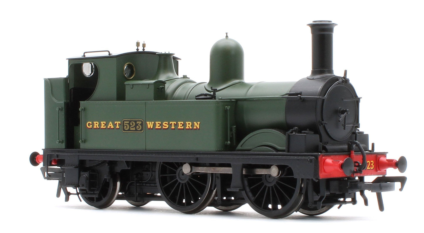 Pre-Owned 4S-517-004 GWR 517 Class 0-4-2 523 G.W. Green 'Great Western' Steam Locomotive DCC Fitted
