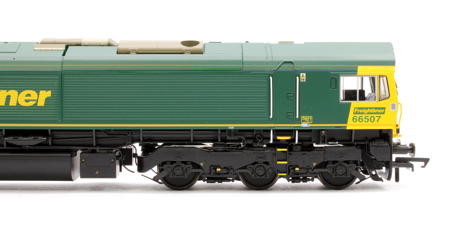 Pre-Owned Class 66 Freightliner Green/Yellow 66507 Diesel Locomotive