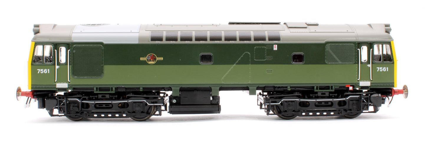 Class 25 BR two-tone green FYE 7561 Diesel Locomotive