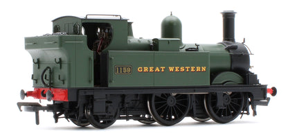 4S-517-005S GWR 517 Class 0-4-2 1159 G.W. Green 'Great Western' Steam Locomotive - DCC Sound