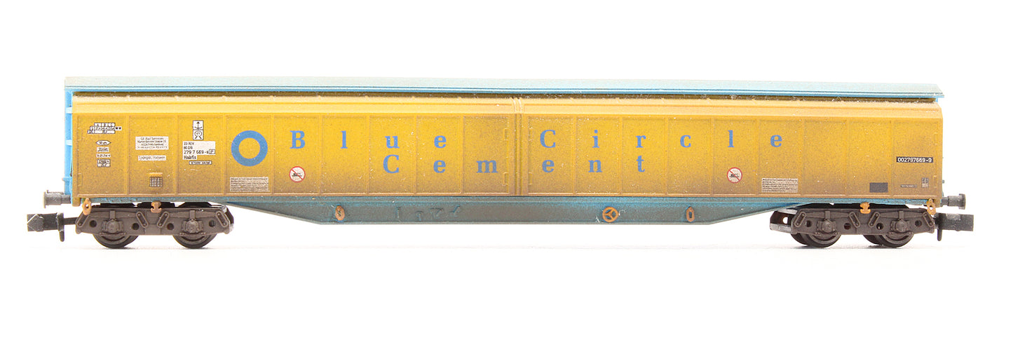 Pre-Owned Blue Circle Cement Ferry Wagon - Weathered - Limited Edition