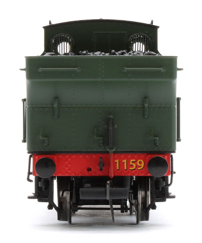 4S-517-005S GWR 517 Class 0-4-2 1159 G.W. Green 'Great Western' Steam Locomotive - DCC Sound