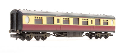 Pre-Owned 63' Thompson 2nd Corridor Coach BR Crimson & Cream 'E1056E' - Custom Weathered