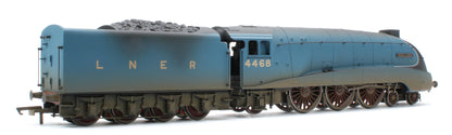R3371W Bespoke Weathered RailRoad A4 Class 4-6-2 4468 ‘Mallard’ LNER Garter Blue Steam Locomotive
