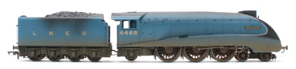 R3371W Bespoke Weathered RailRoad A4 Class 4-6-2 4468 ‘Mallard’ LNER Garter Blue Steam Locomotive
