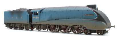 R3371W Bespoke Weathered RailRoad A4 Class 4-6-2 4468 ‘Mallard’ LNER Garter Blue Steam Locomotive