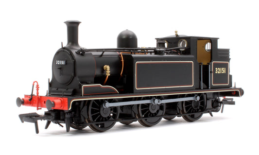 LBSCR Stroudley ‘E1’ 0-6-0T No. 32151 BR Lined Black (No Emblem) - Steam Tank Locomotive