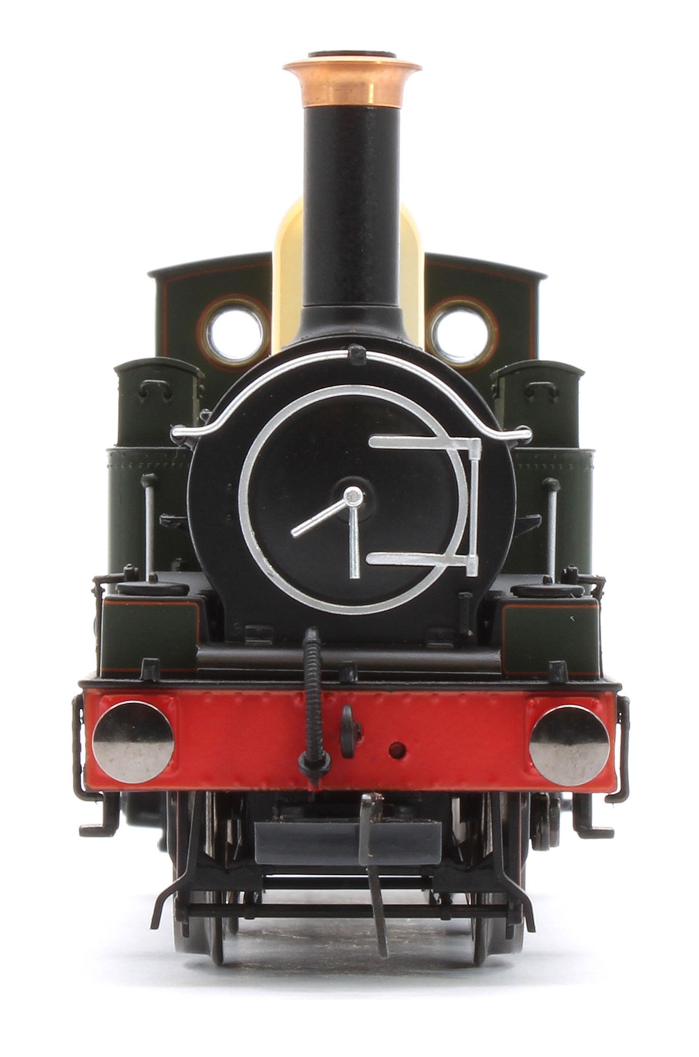 4S-517-006D GWR 517 Class 0-4-2 539 Lined G.W. Green Black Frames Steam Locomotive - DCC Fitted