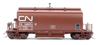 HO Long Barrel Ore Hopper: CN Mineral Brown – Single Car No.346574