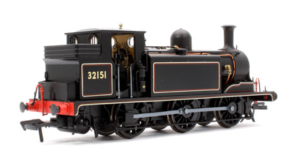 LBSCR Stroudley ‘E1’ 0-6-0T No. 32151 BR Lined Black (No Emblem) - Steam Tank Locomotive