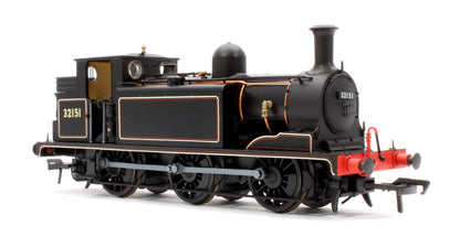 LBSCR Stroudley ‘E1’ 0-6-0T No. 32151 BR Lined Black (No Emblem) - Steam Tank Locomotive