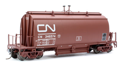 HO Long Barrel Ore Hopper: CN Mineral Brown – Single Car No.346574