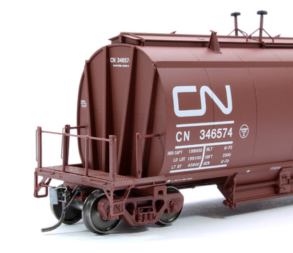 HO Long Barrel Ore Hopper: CN Mineral Brown – Single Car No.346574