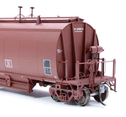 HO Long Barrel Ore Hopper: CN Mineral Brown – Single Car No.346574