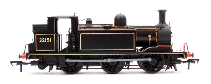 LBSCR Stroudley ‘E1’ 0-6-0T No. 32151 BR Lined Black (No Emblem) - Steam Tank Locomotive - DCC Sound