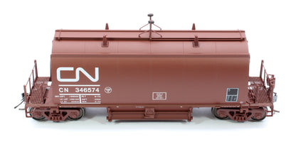 HO Long Barrel Ore Hopper: CN Mineral Brown – Single Car No.346574