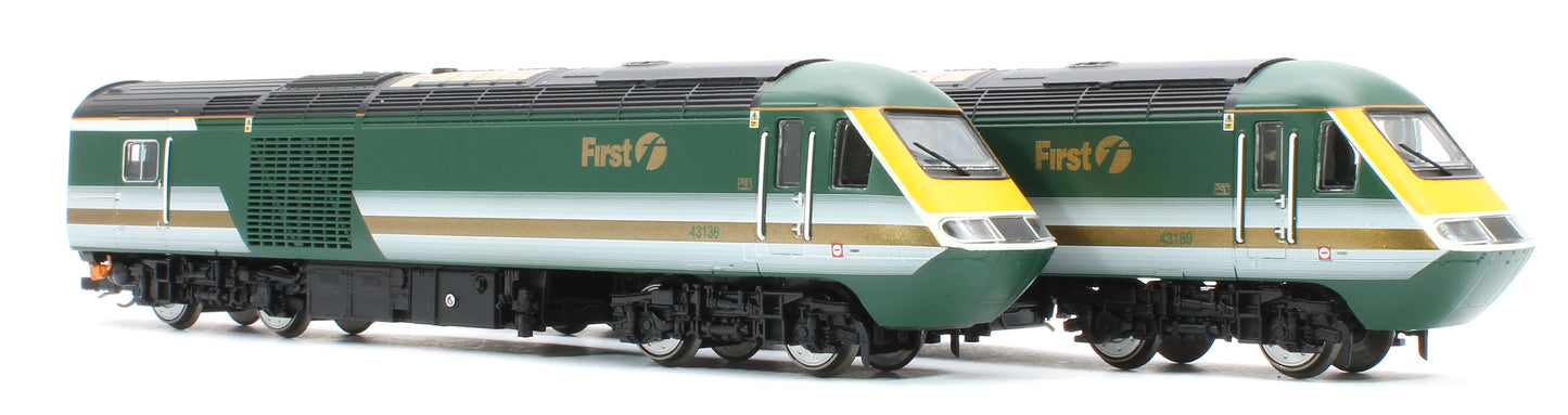 TT3050M First Great Western Class 43 HST 43189 Railway Heritage Trust & 43136 Train Pack