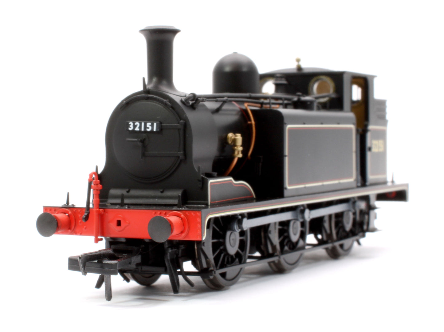 LBSCR Stroudley ‘E1’ 0-6-0T No. 32151 BR Lined Black (No Emblem) - Steam Tank Locomotive - DCC Sound