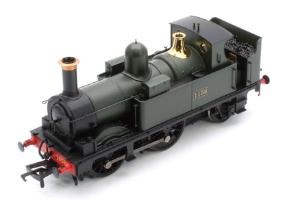 4S-517-003S GWR 517 Class 0-4-2 1158 G.W. Green Steam Locomotive - DCC Sound