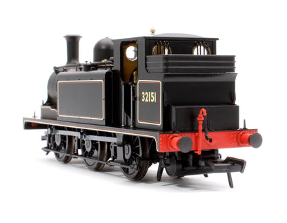 LBSCR Stroudley ‘E1’ 0-6-0T No. 32151 BR Lined Black (No Emblem) - Steam Tank Locomotive - DCC Sound