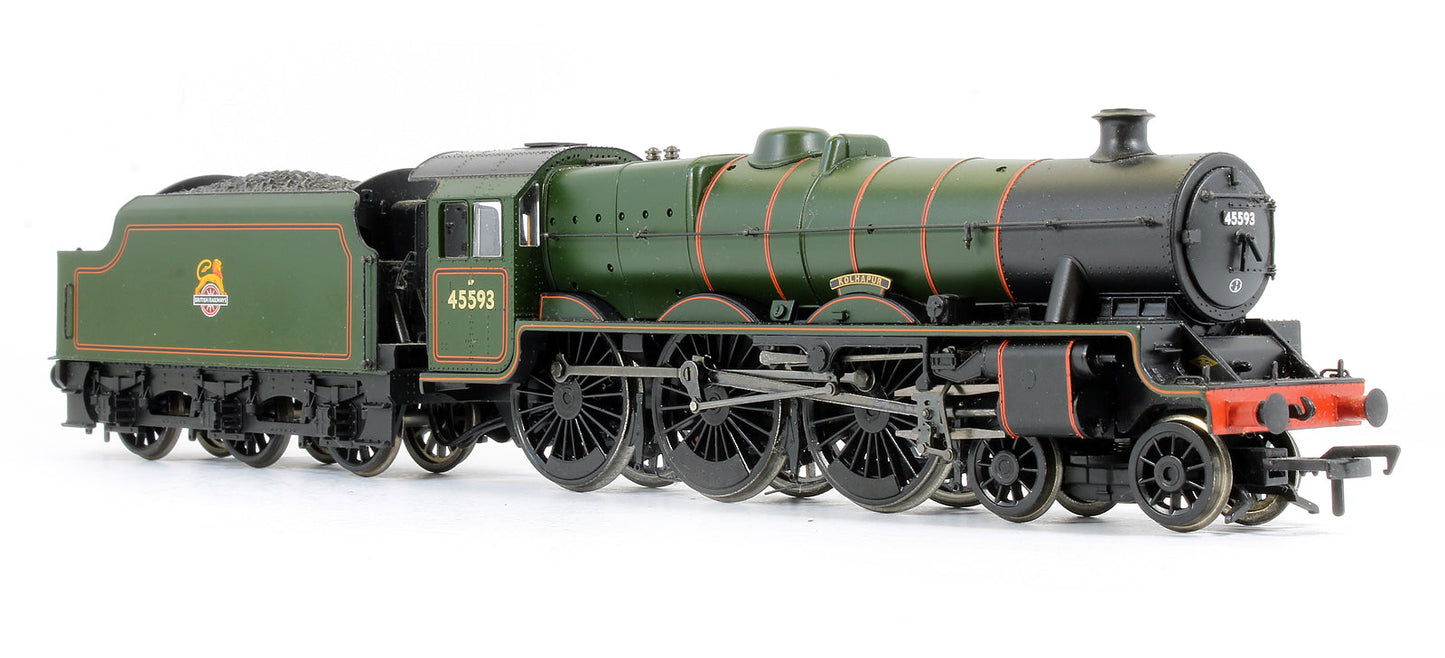 Pre-Owned 31-177DS Jubilee Class 45593 'Kolhapur' BR Lined Green Early Emblem Steam Locomotive (DCC Ready)