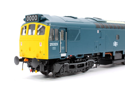 Class 25 BR Rail Blue 25323 (pre-1976) Diesel Locomotive