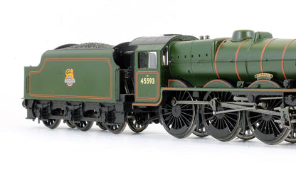 Pre-Owned 31-177DS Jubilee Class 45593 'Kolhapur' BR Lined Green Early Emblem Steam Locomotive (DCC Ready)