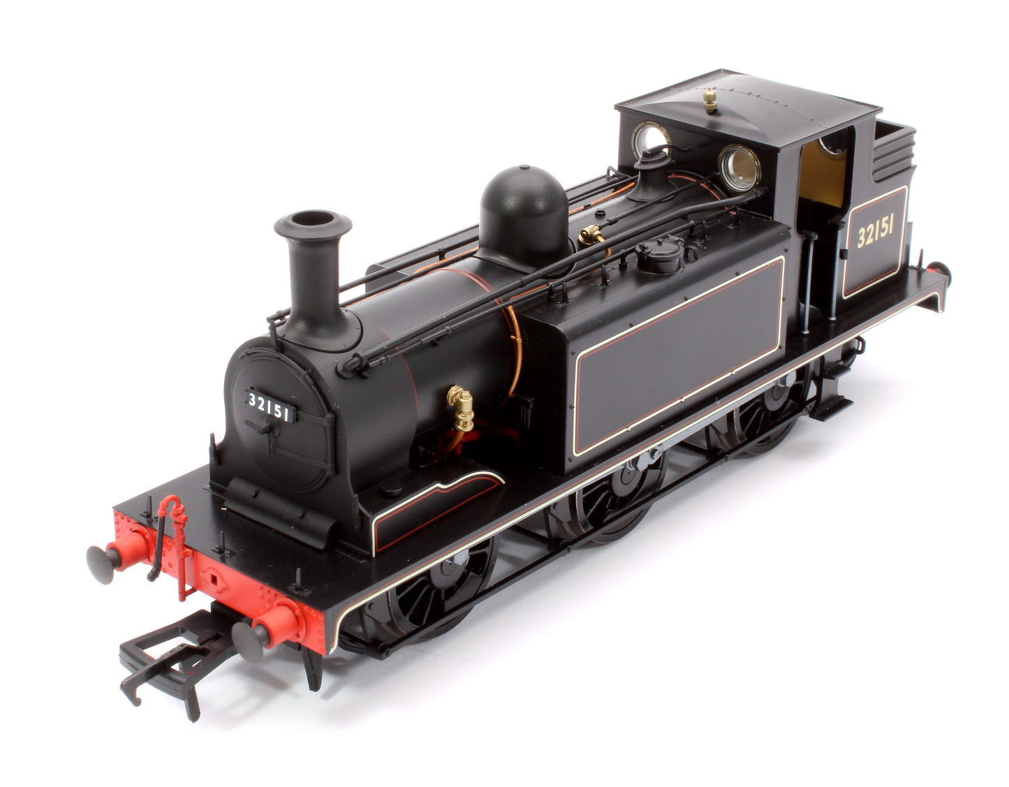 LBSCR Stroudley ‘E1’ 0-6-0T No. 32151 BR Lined Black (No Emblem) - Steam Tank Locomotive - DCC Sound