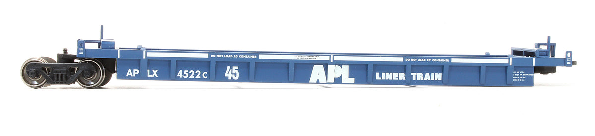 Pre-Owned Thrall 5-Unit Well Container Car APL Blue - Road #4522