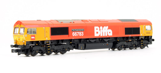 Pre-Owned Class 66/7 66783 'The Flying Dustman' GBRf Biffa Red Diesel Locomotive - DCC Fitted
