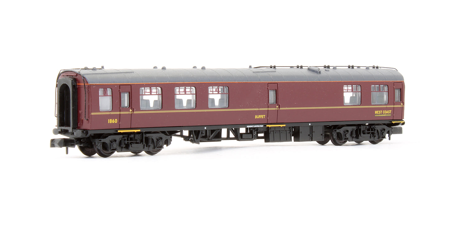 Pre-Owned 374-112 BR Mk1 RMB Restaurant Miniature Buffet WCRC Maroon 1860