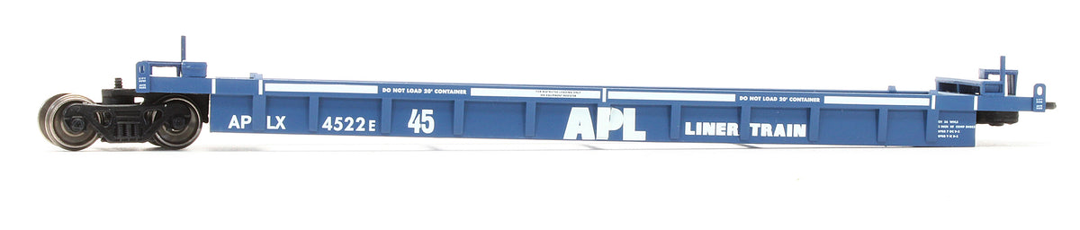 Pre-Owned Thrall 5-Unit Well Container Car APL Blue - Road #4522