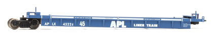 Pre-Owned Thrall 5-Unit Well Container Car APL Blue - Road #4522