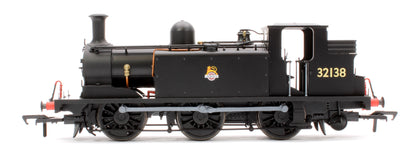 LBSCR Stroudley ‘E1’ 0-6-0T No. 32138 BR Unlined Black (Early Emblem) - Steam Tank Locomotive - DCC Sound