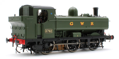 7S-007-015S Class 57xx Pannier 'GWR' Green 3762 - Steam Tank Locomotive - Sound Fitted