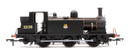 LBSCR Stroudley ‘E1’ 0-6-0T No. 32138 BR Unlined Black (Early Emblem) - Steam Tank Locomotive - DCC Sound