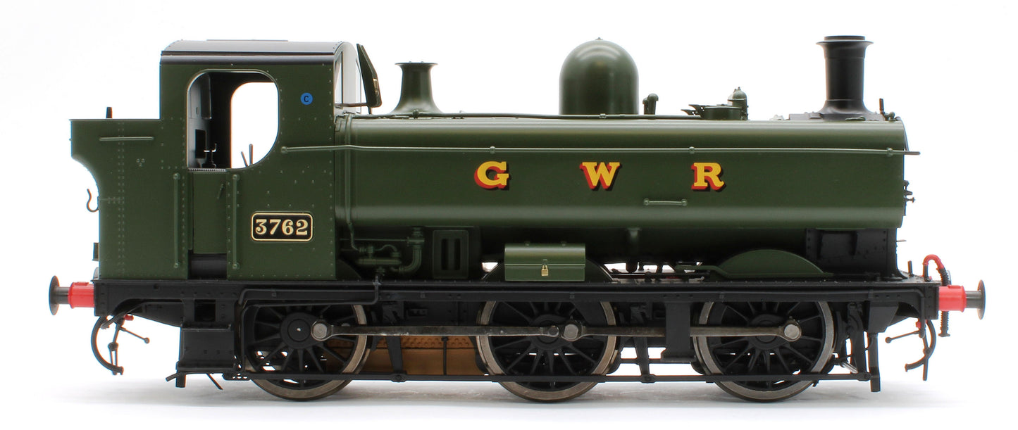 7S-007-015S Class 57xx Pannier 'GWR' Green 3762 - Steam Tank Locomotive - Sound Fitted