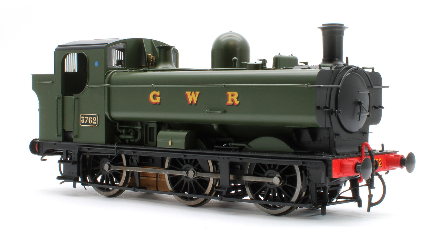 7S-007-015 Class 57xx Pannier 'GWR' Green 3762 - Steam Tank Locomotive